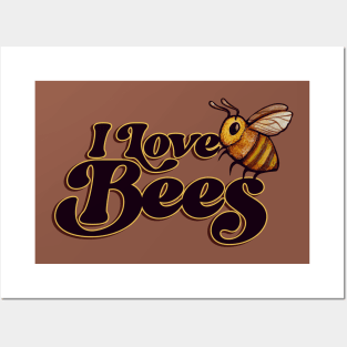 I Love Bees Posters and Art